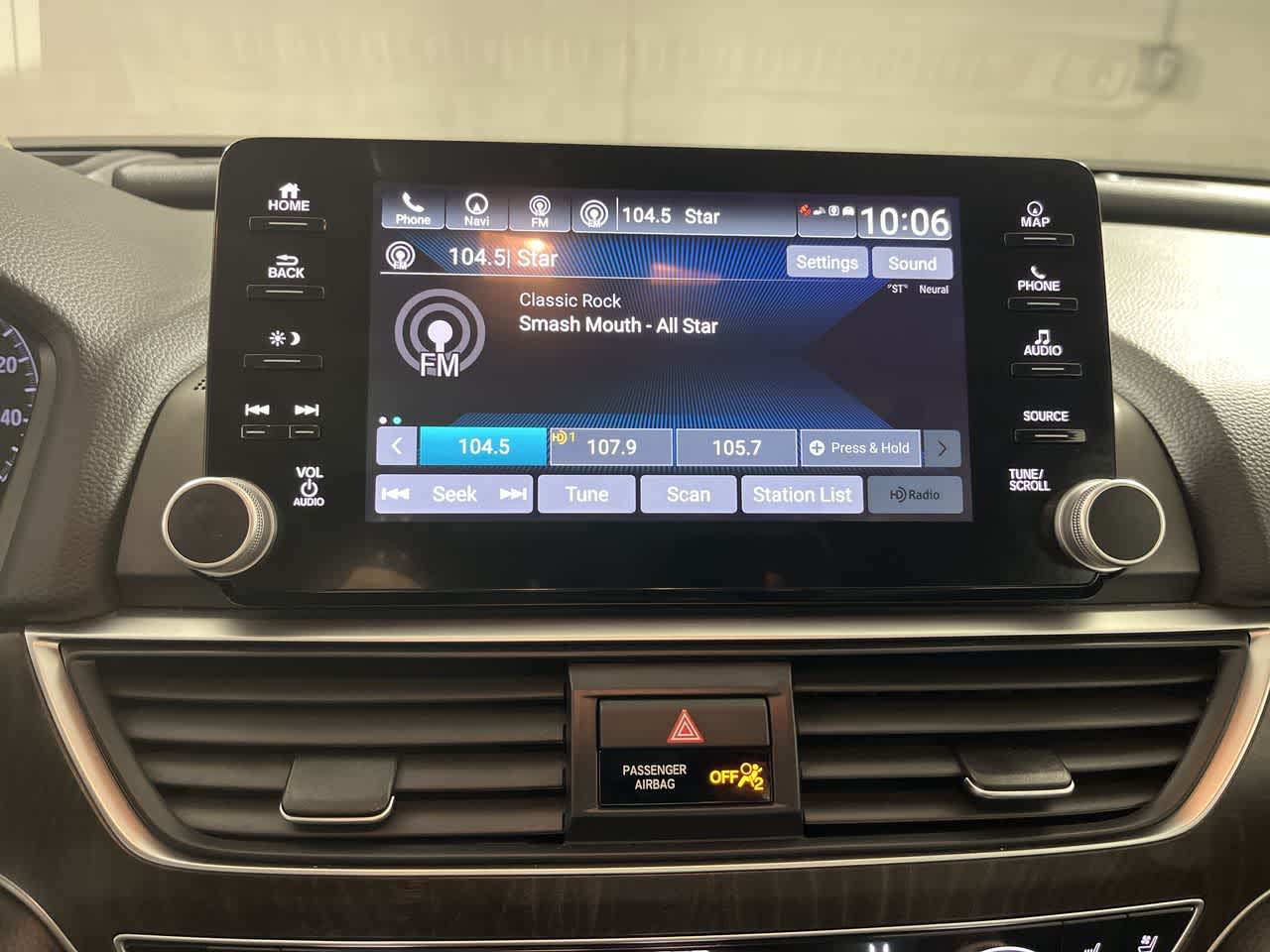 2019 Honda Accord Sedan Touring 2.0T