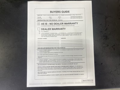 2012 Honda Civic LX