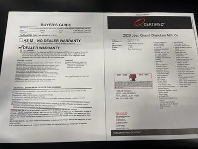 2020 Jeep Grand Cherokee Altitude
