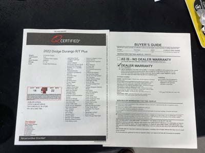 2022 Dodge Durango R/T Plus