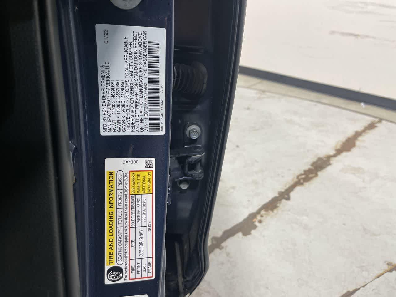 2023 Honda Accord Hybrid Touring