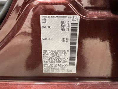 2025 Nissan Altima SV