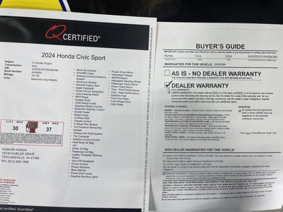 2024 Honda Civic Sport
