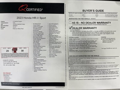 2023 Honda HR-V Sport