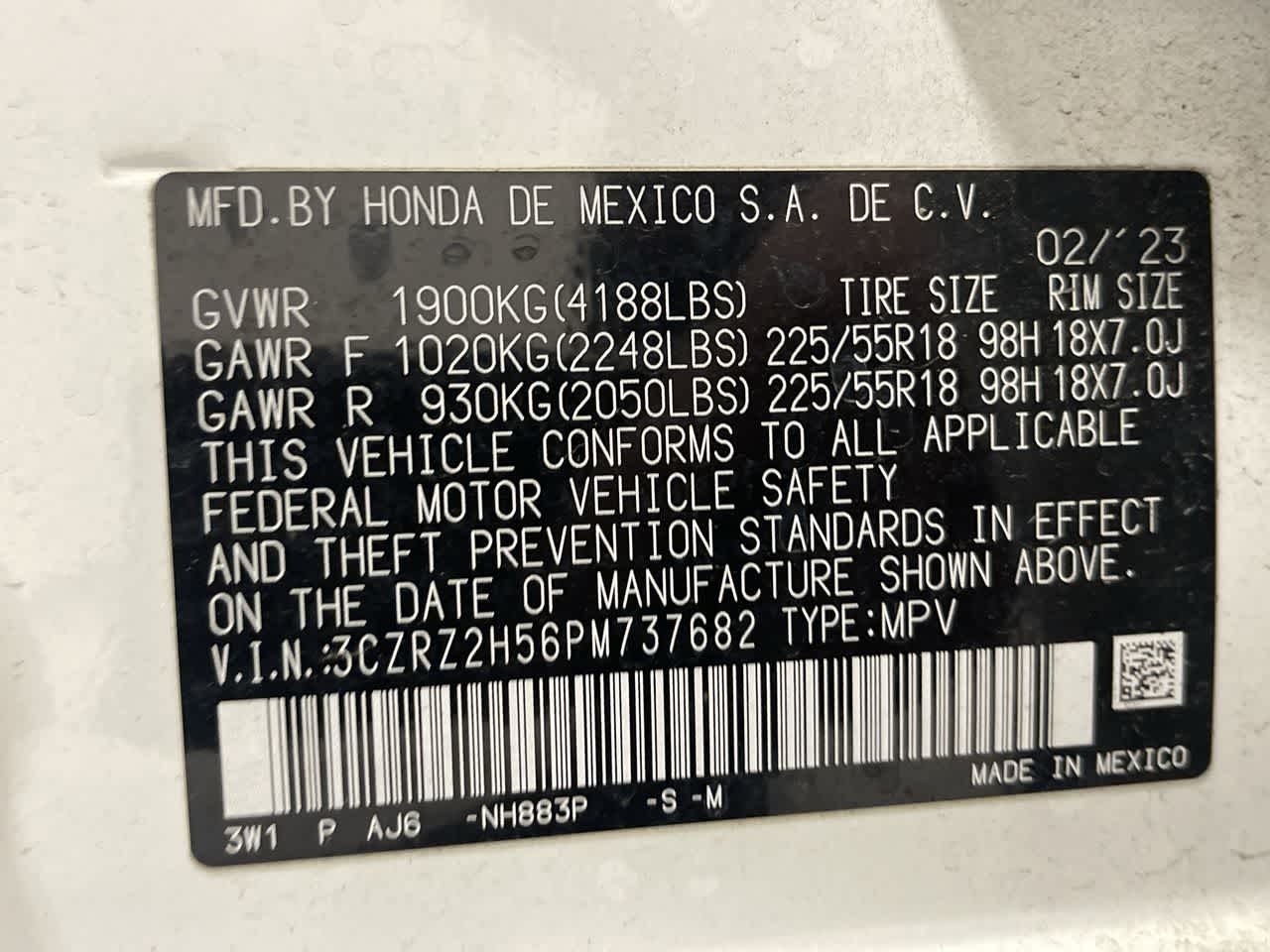 2023 Honda HR-V Sport