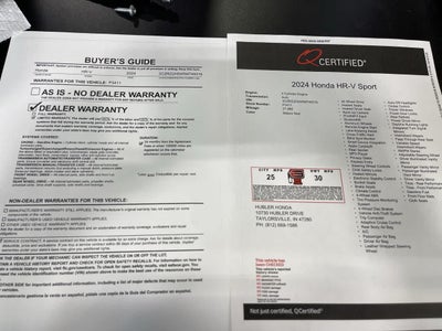 2024 Honda HR-V Sport