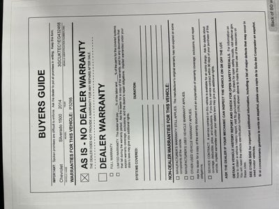 2014 Chevrolet Silverado 1500 High Country