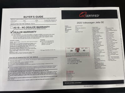 2025 Volkswagen Jetta SE