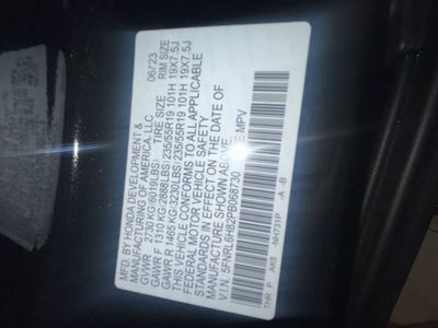 2023 Honda Odyssey Touring