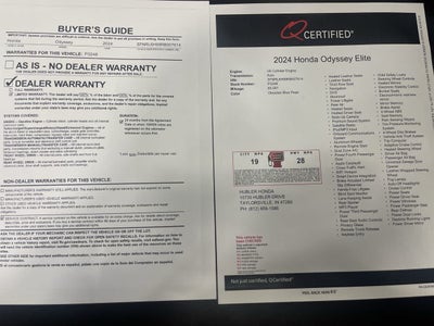 2024 Honda Odyssey Elite