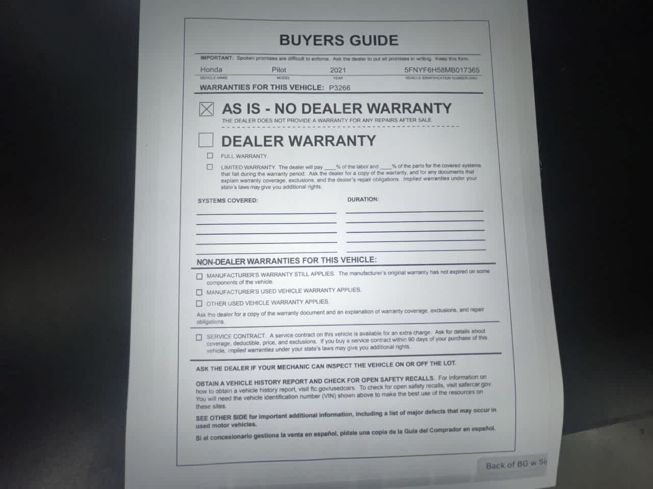 2021 Honda Pilot EX-L