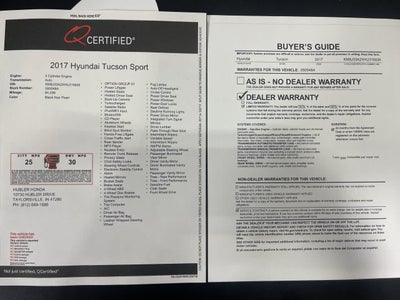 2017 Hyundai Tucson Sport