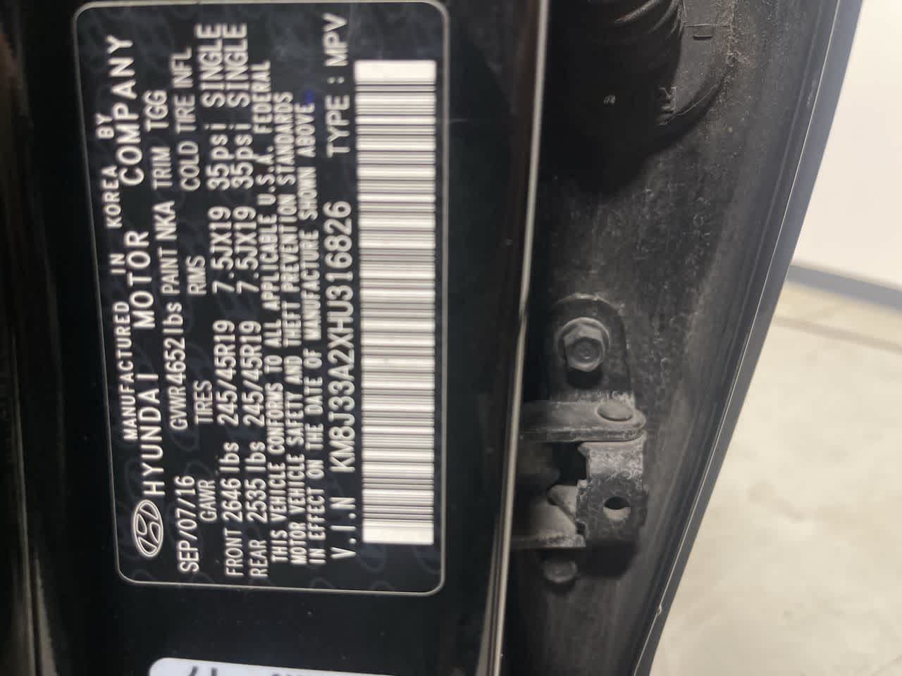 2017 Hyundai Tucson Sport