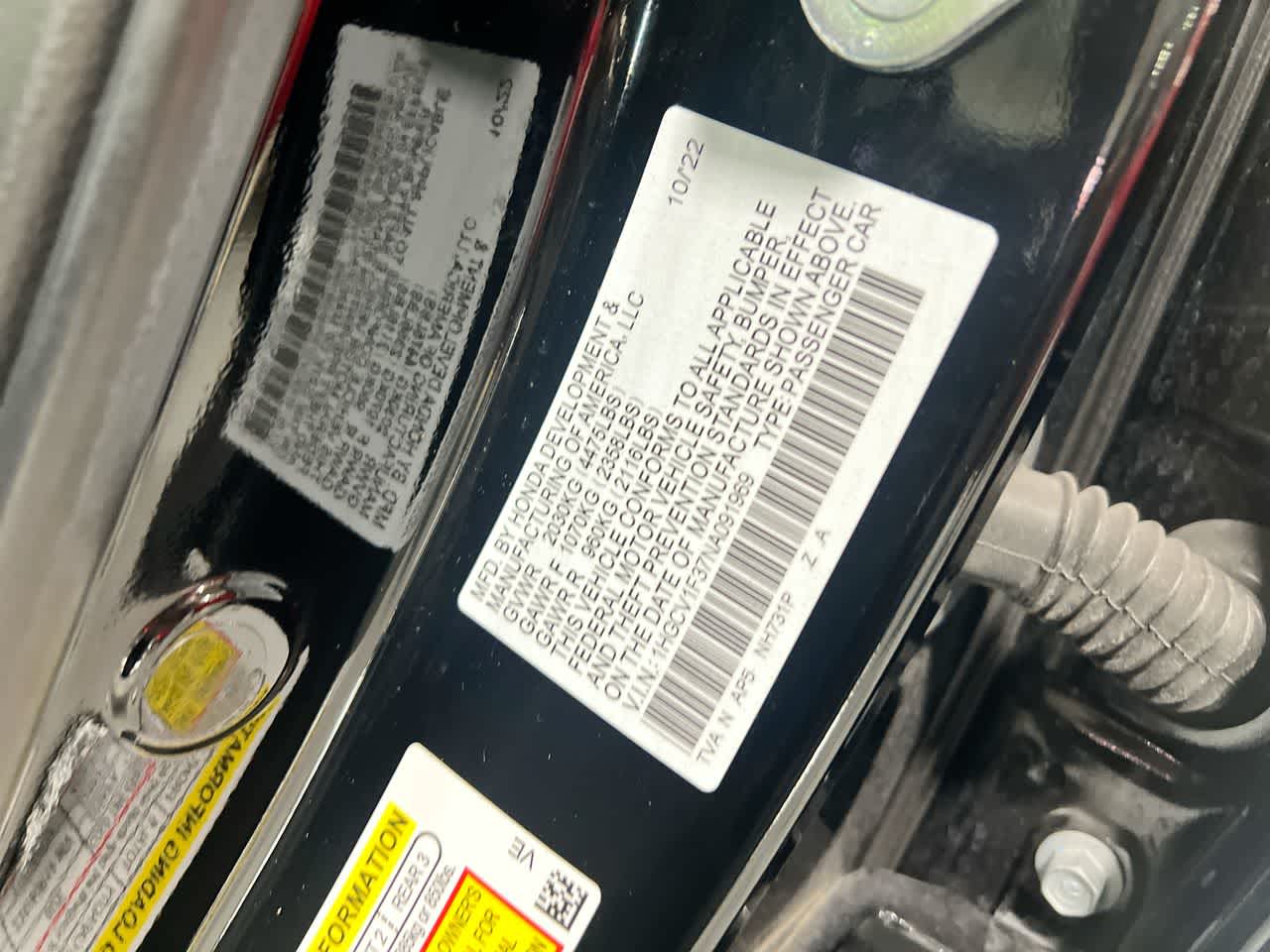 2022 Honda Accord Sedan Sport