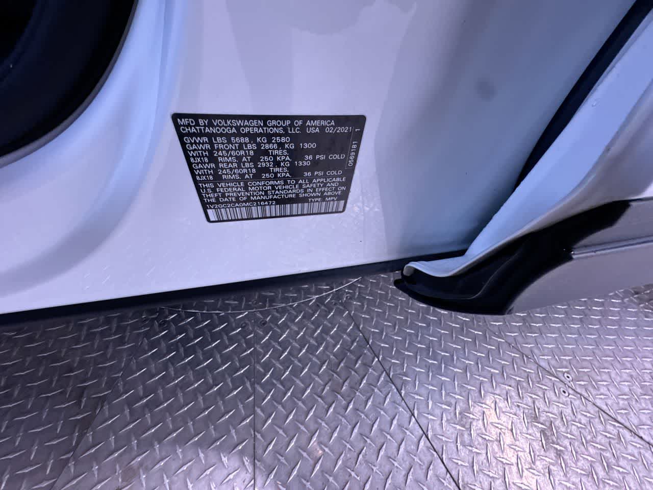 2021 Volkswagen Atlas Cross Sport 2.0T S