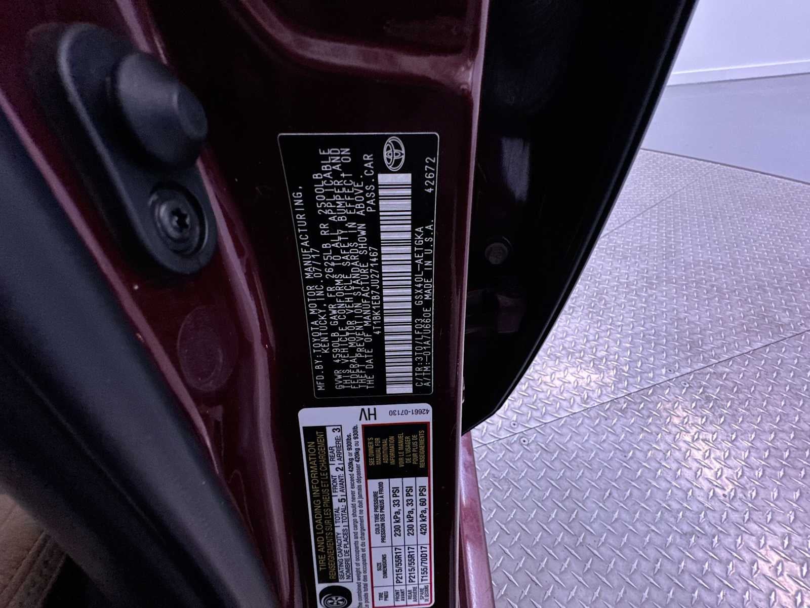 2018 Toyota Avalon XLE Premium