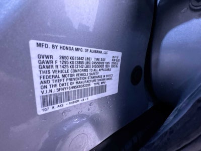 2019 Honda Pilot Touring 8-Passenger