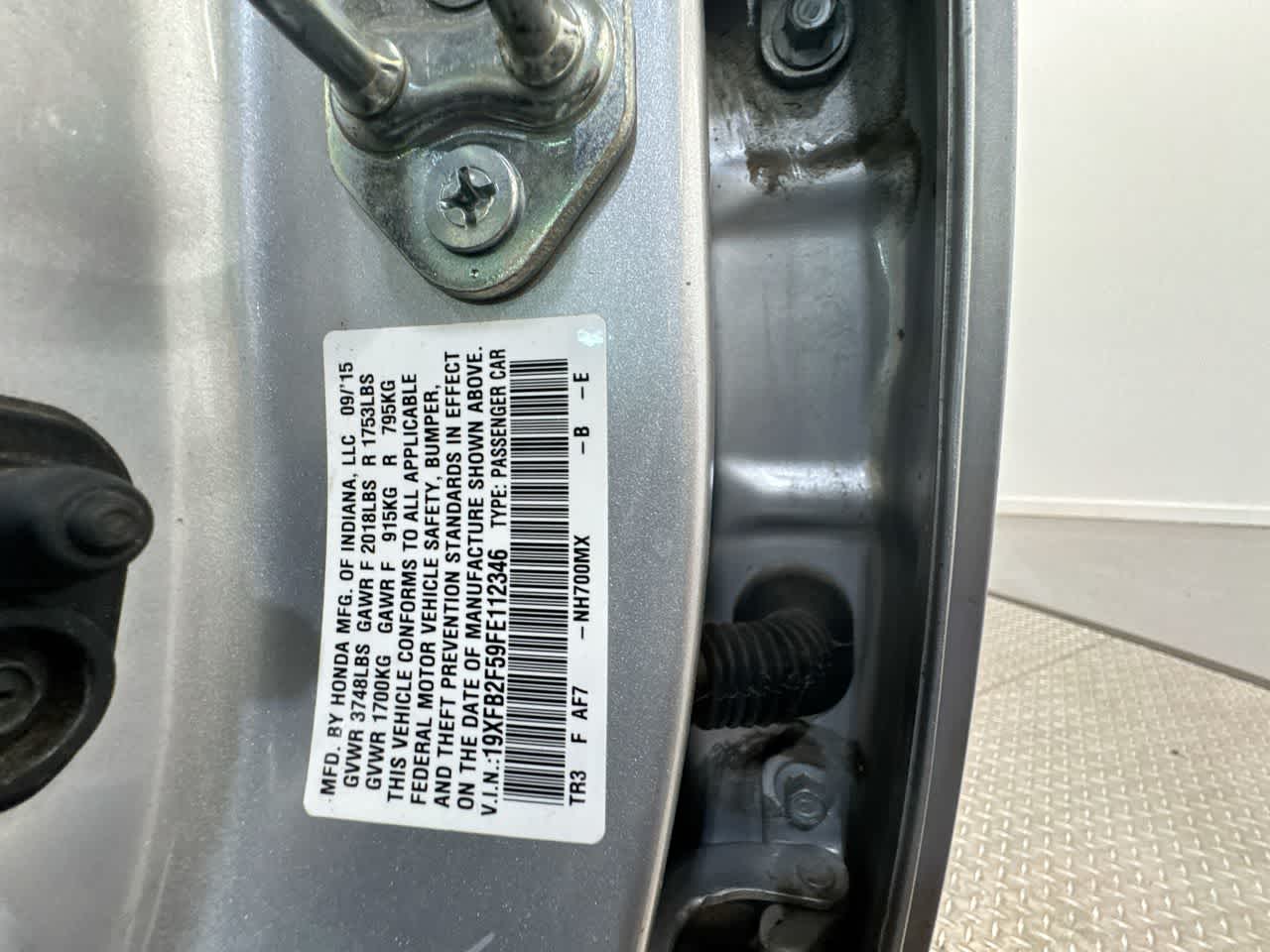 2015 Honda Civic LX