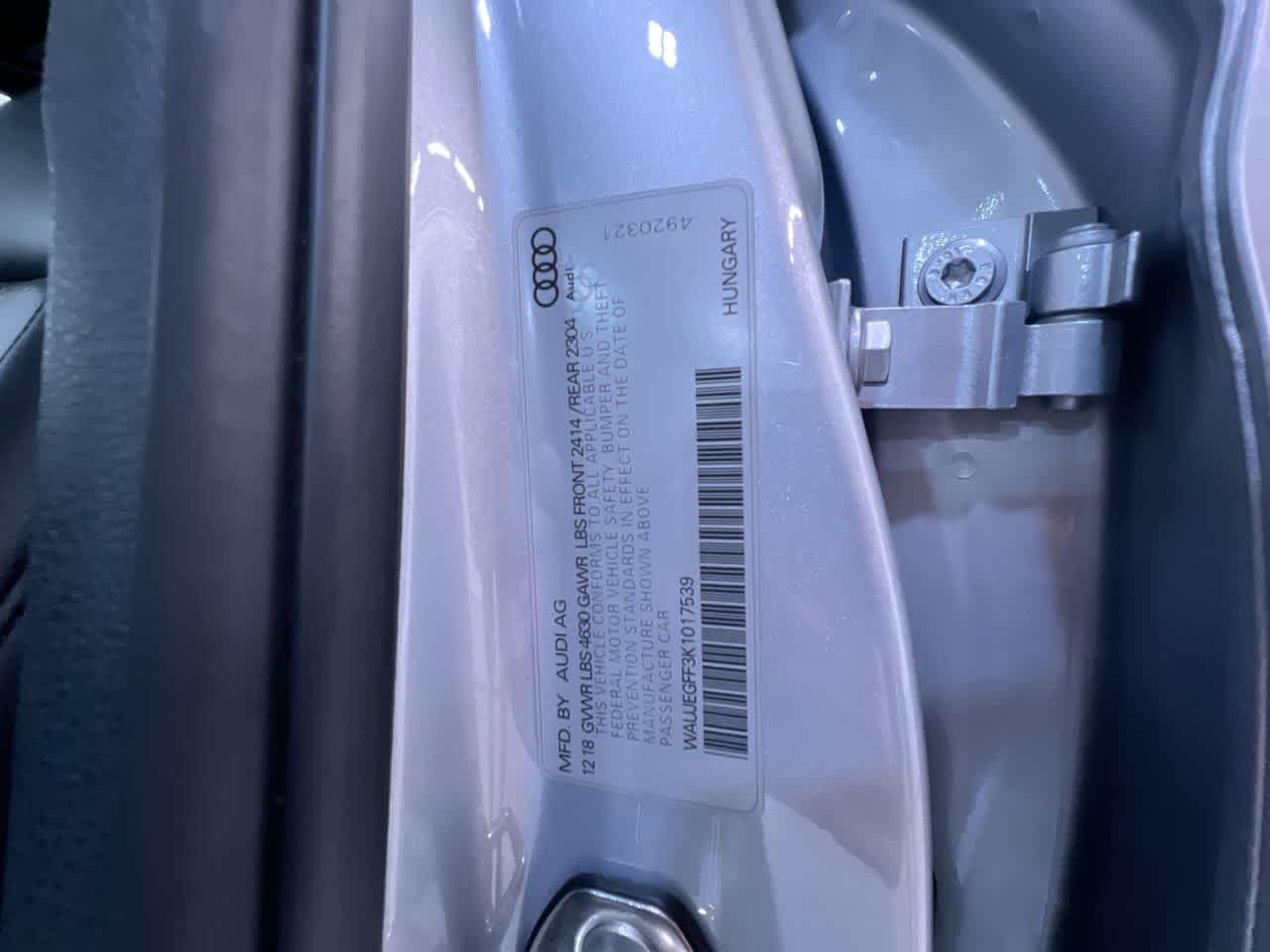 2019 Audi A3 Sedan Premium Plus