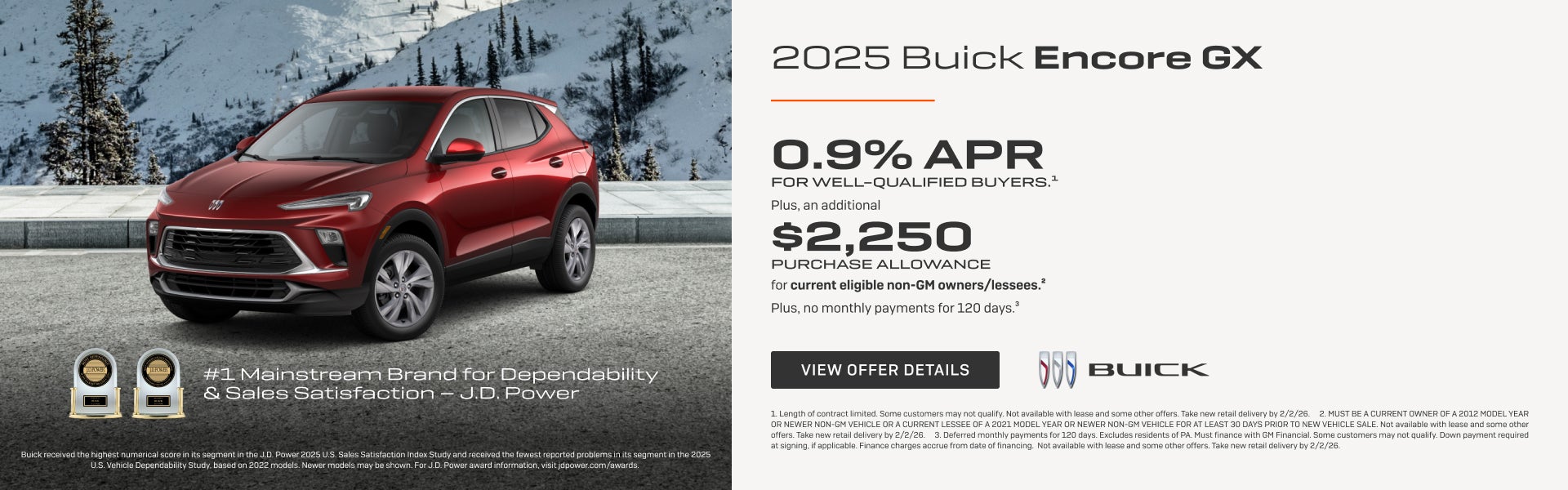 0.9% APR 
FOR WELL-QUALIFIED BUYERS.1

Plus, an additional $2,250 PURCHASE ALLOWANCE for current ...