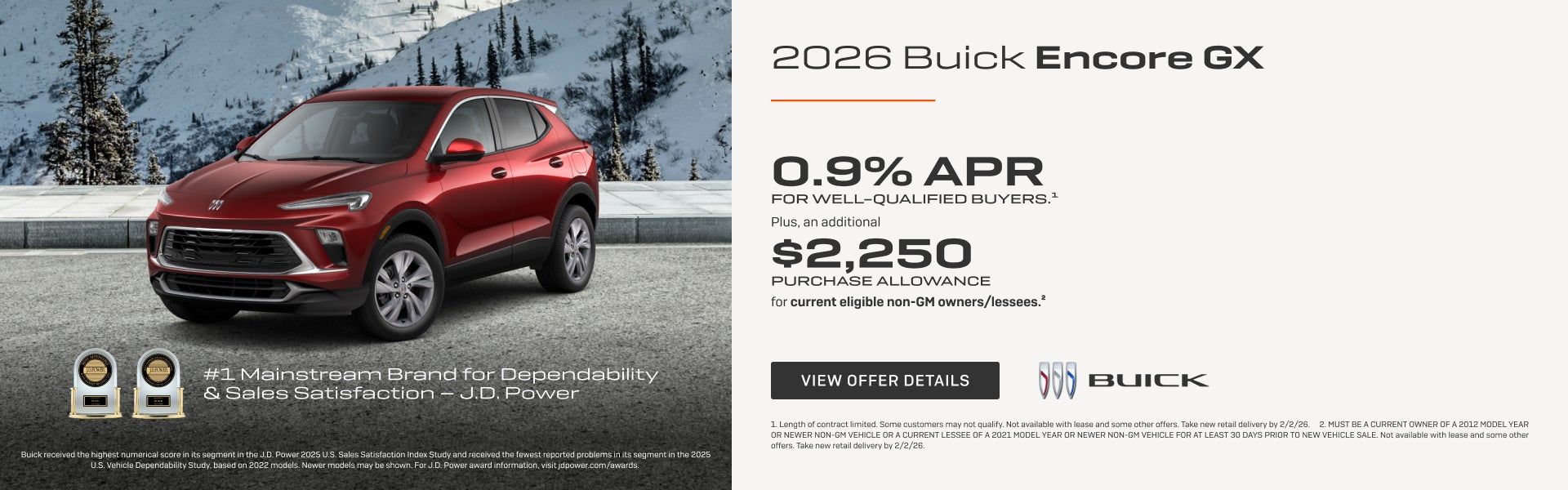 0.9% APR 
FOR WELL-QUALIFIED BUYERS.1

Plus, an additional $2,250 PURCHASE ALLOWANCE for current ...