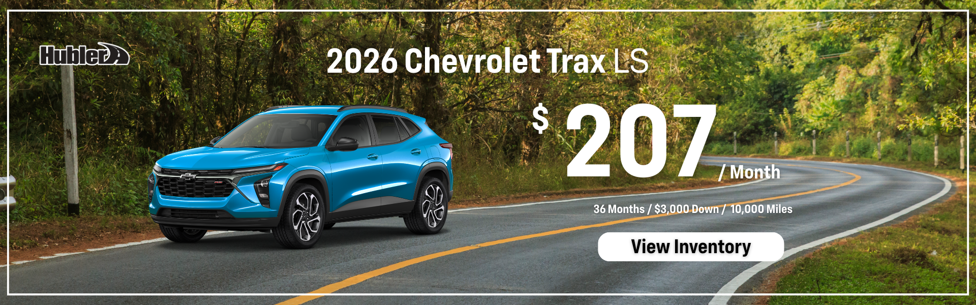 Chevrolet Trax Lease Offer - $207/mo for 36 mo