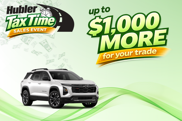 Hubler Auto Center Tax Time Sales Event