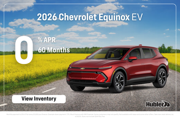 Chevrolet Equinox EV Finance Offer - 0.0% for 60 Months
